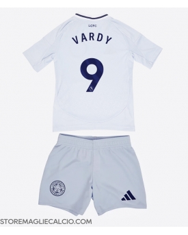 Leicester City Jamie Vardy #9 Maglia Gara Terza Repliche 2024-25 Bambino Maniche Corte